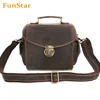Vintage Genuine Leather Stylish DSLR Camera Bag Storage Bag for Camera