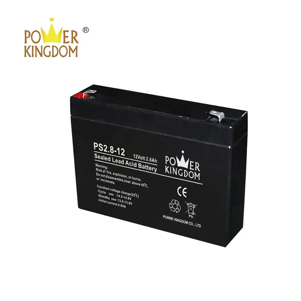 12v 2.8ah 6 fm 2.8agm rechargeable lead acid battery