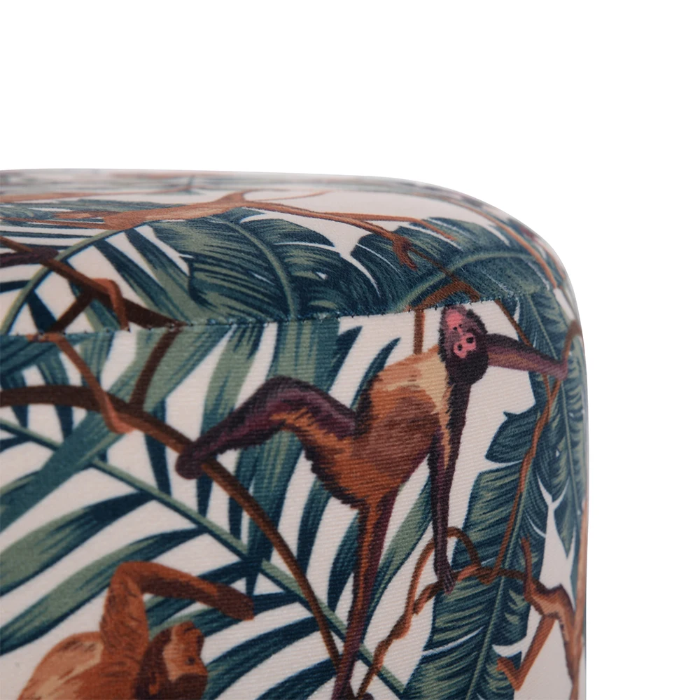 Magi-taburete Otomano Redondo De Cuero Colorido Para Sala De Estar