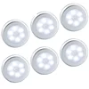6 Pack Battery Powered Motion Sensor Auto On/Off Magnetic Mini LED Night Light