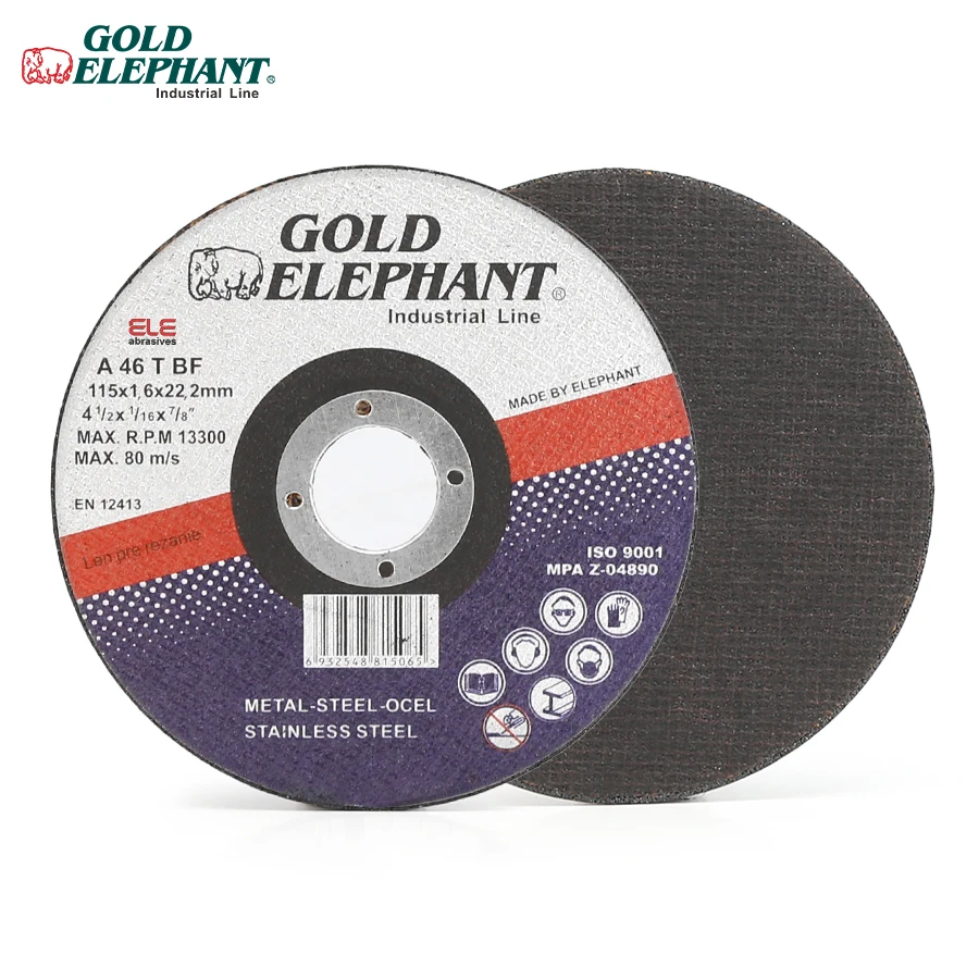 Gold Elephant Cutting Disc 4 1/2inch 115mm 115x3.0x22.2 Cutting Discs