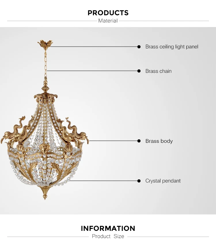 crystal luxury pendant light gold