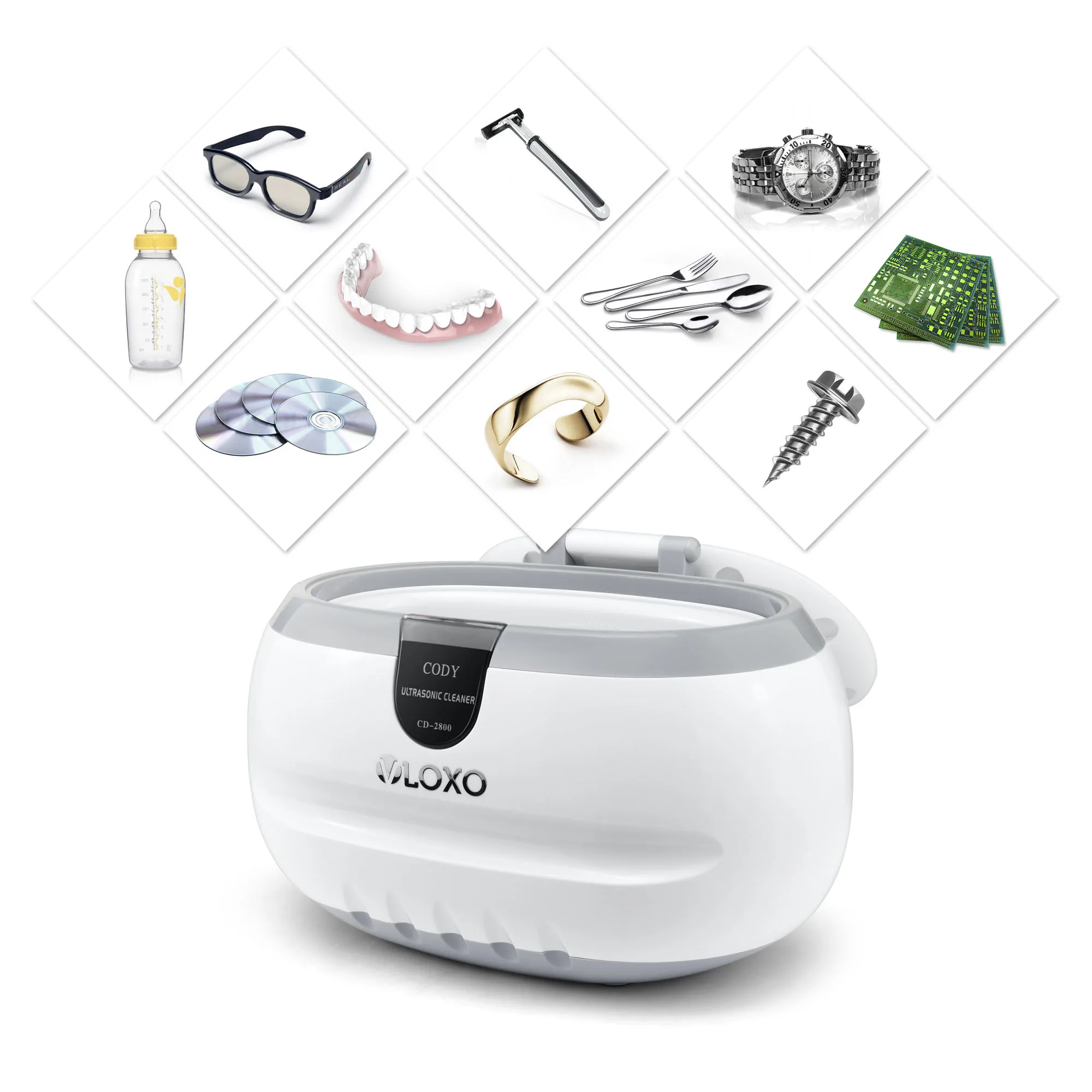 Codyson 2800 600ml digital ultrasonic cleaner for dental cleaning machine