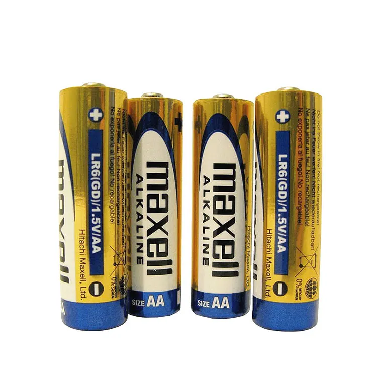 4-Pack AA Alkaline Batteries - 1.5V Ultra Power Zero Mercury