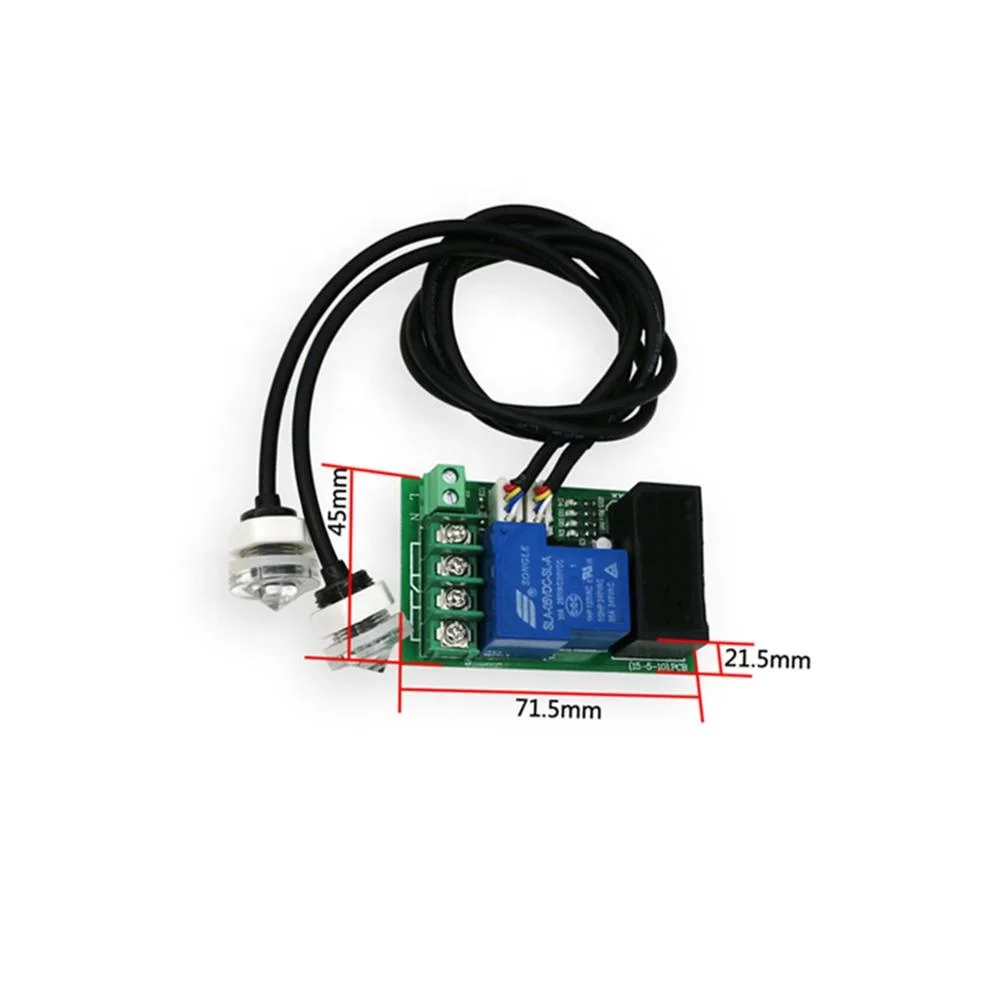 Taidacent Infrared Water Level Sensor Relay Switch Output Liquid Level