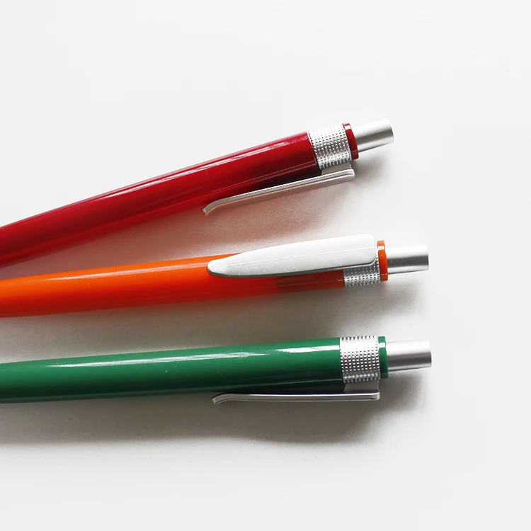 Custom Brand logo Retractable Plastic Ballpoint Pen