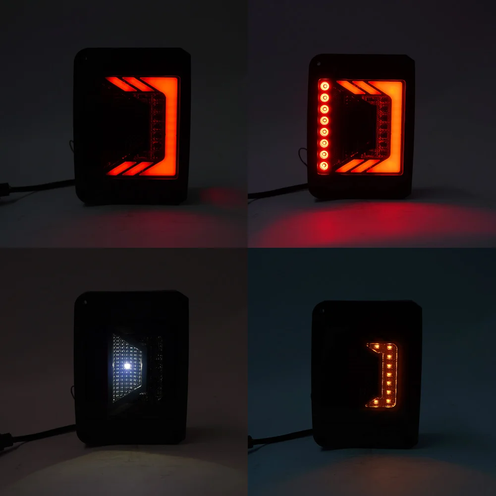 Brake Taillight 75W Reverse Turning Light LED Tail Lights for Jeep Wrangler JK JKU Sports Sahara Freedom Rubicon Trucks Tractor details