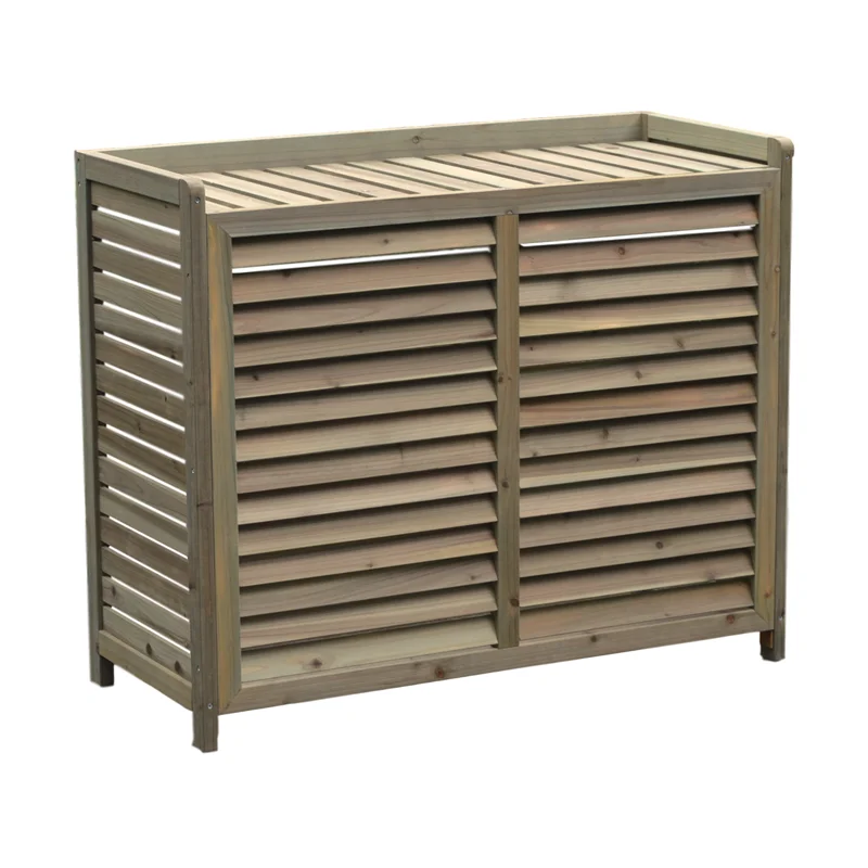 Outdoor Large Wood Air Conditioner Cover Buy Air Conditioner Cover