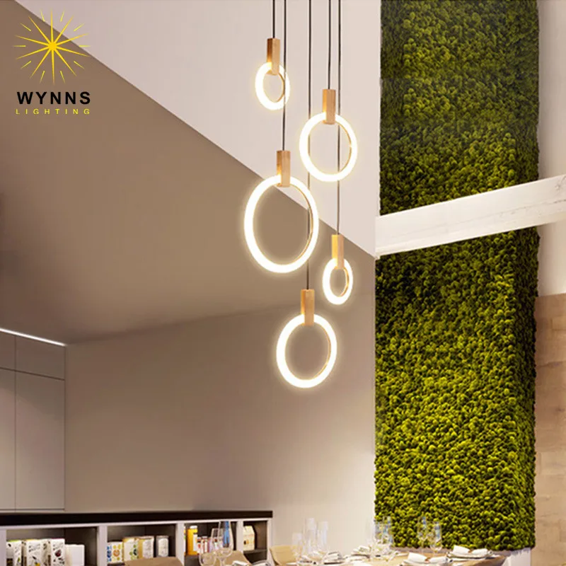 Modern LED Scandinavian Flam Pendant Light