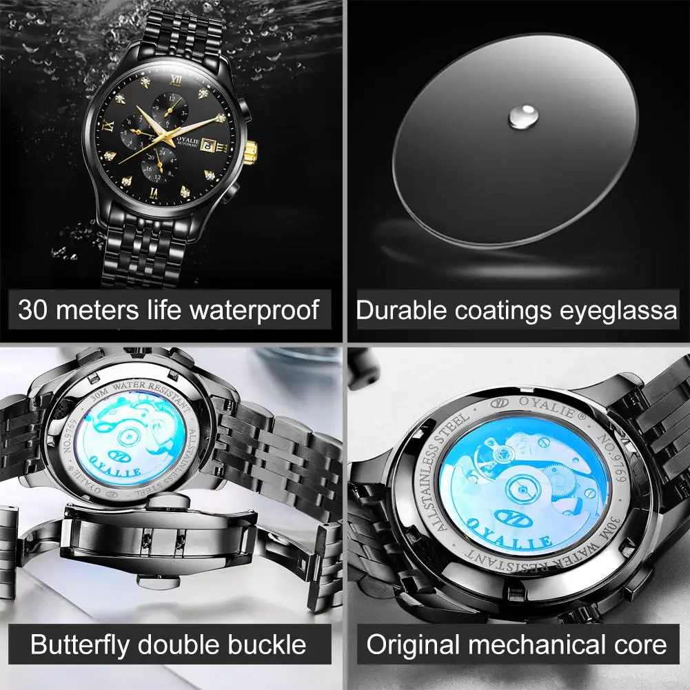 Luxury Brand Oyalie Watch Men Mechanical Wrist Watch High Quality ...