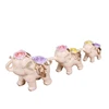 Carved Figurine Ivory Color Elephant Statue 3D Model