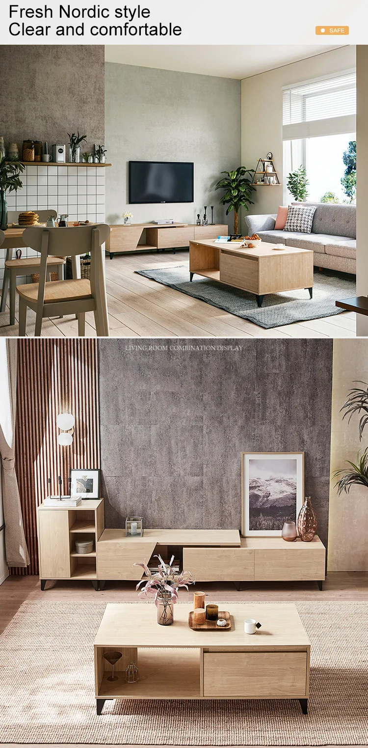 Modern Simple Living Room Furniture Set Wooden Tv Cabinets Designs Furniture