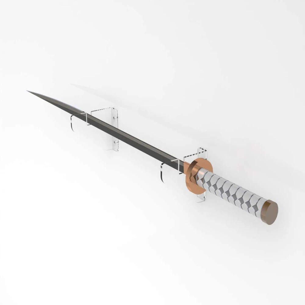 Weapon Clear Acrylic Sword Katana Brackets Sword Holder Katana Stand 