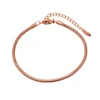 76606 xuping wholesale gold plated bracelet,high polishing plain copper jewelry