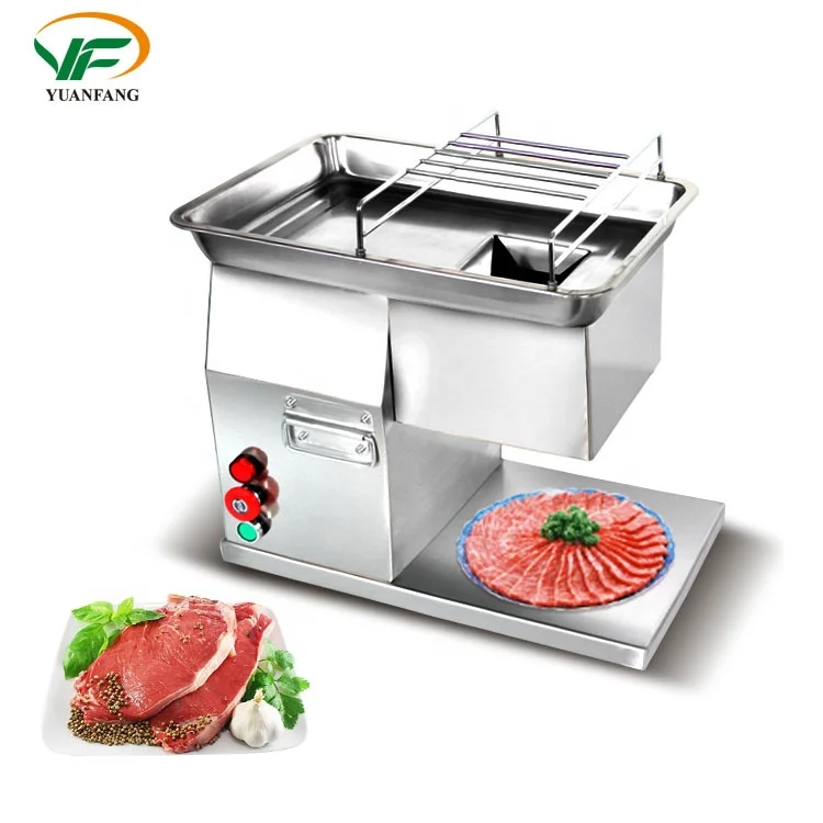 电动餐桌型全自动商业羊肉切片机自动肉丝切割机 - buy meat slicer