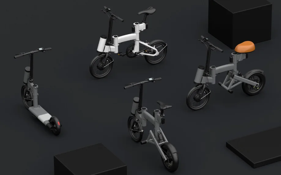 Variant 16 Inch Electric Folding Bike,16'' New Design Alloy Electric