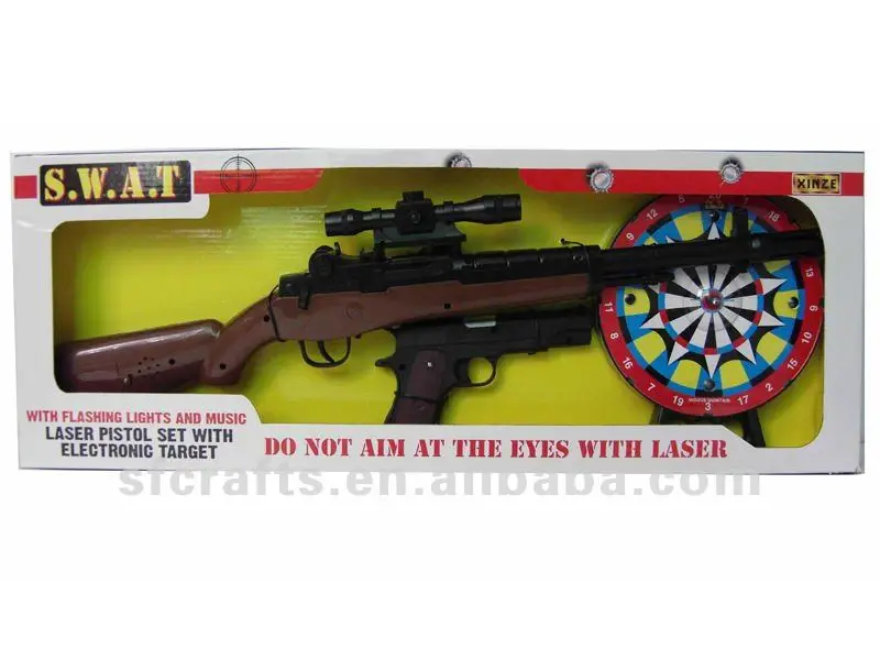 Infrared Laser Gun Toy With Electronic Target Buy Gun,Infrared Laser Gun Toy,Gun Toy Product