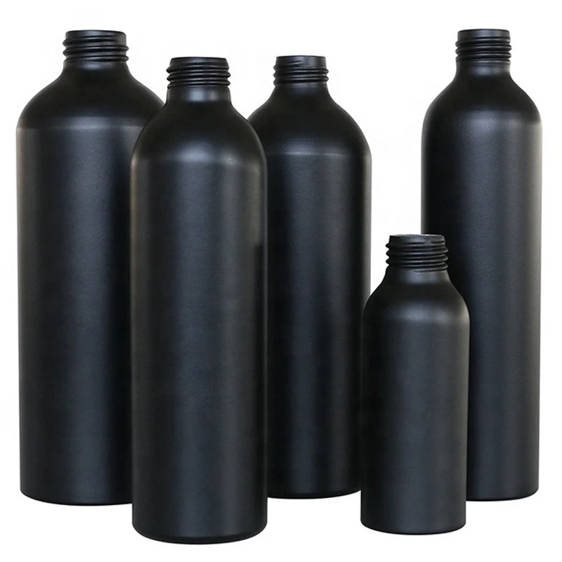 8oz Black Matte Sprayer Aluminum Bottle Buy 8oz Glass Bottle,Black