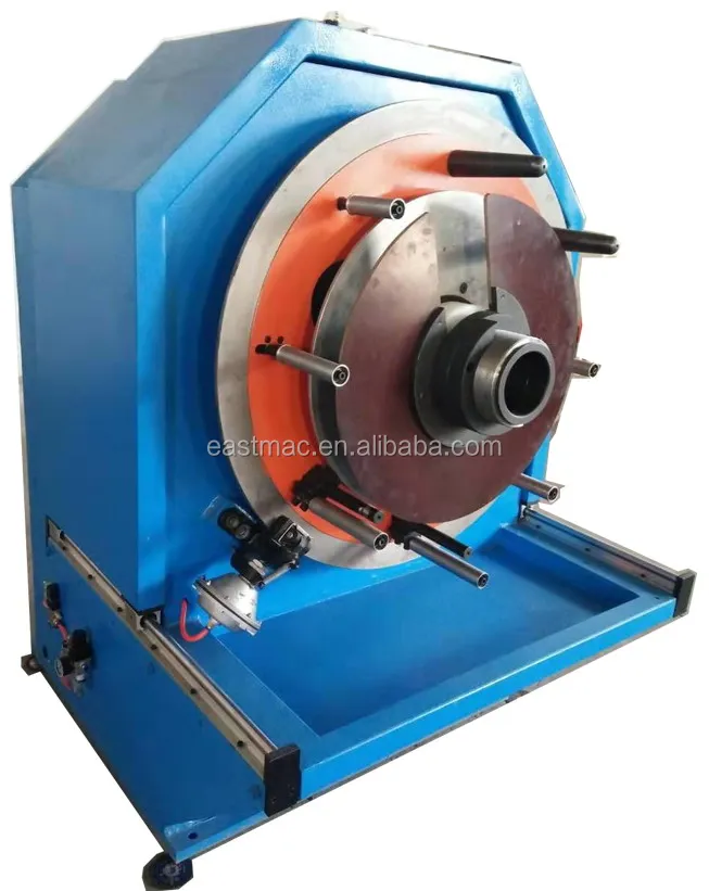 bronze belt copper nickle strip wrapping machine for wire and cable