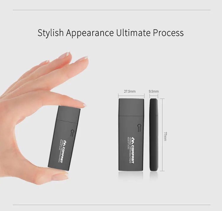 Best Selling Comfast Cf912ac Realtek Rtl8812au 500 Meters Usb Wifi