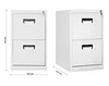 2 drawer index card file cabinet for hanging files,file cabinet