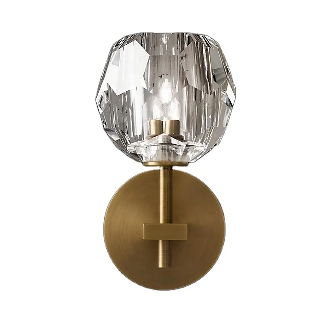 K9 Crystal Chandelier Boule De Cristal Single Sconce Modern Crystal Wall Lamp Wall Light Lighting Fixture Bedside Lamp WL002S/1