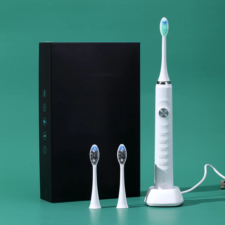 
Wireless Reciprocation Soft Slim Cross action Battery Powered Automatic Rechargeable Portable Travel Sonic Electric Toothbrush 