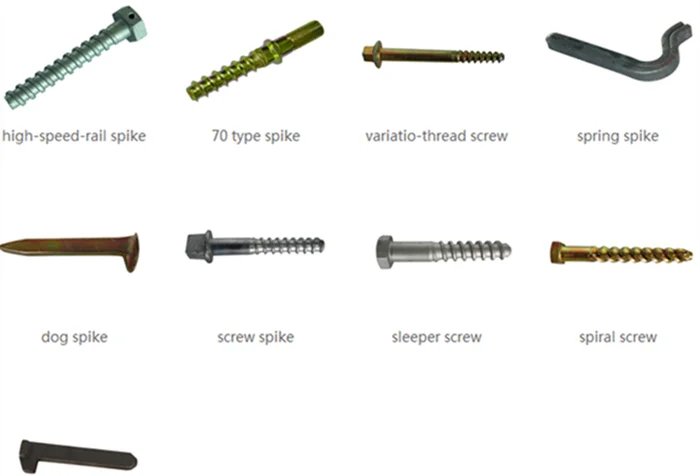 Railway Track Spikes Railway Sleeper Screw