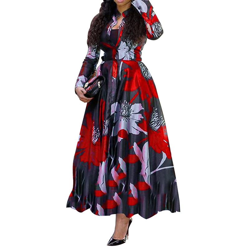 2025 Ebay Wish New Arrivals Women Long Sleeve Printed Dress A-Line Floral Tropical Maxi Dress 2025 Ebay Wish New Arrivals Women Long Sleeve Printed Dress A-Line Floral Tropical Maxi Dress