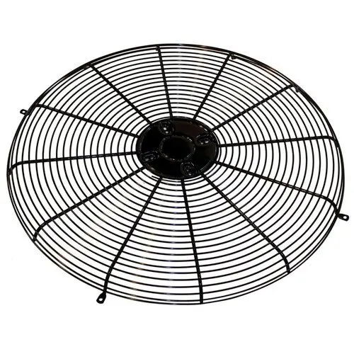 Industrial Metal Fan Guard Black Powder Coated Wire Fan Guard For