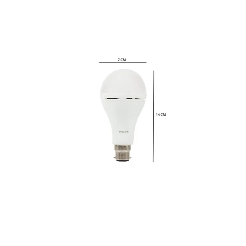 Base B22  Inverter Bulb 9 Watt Rechargeable Emergency LED Bulb for Home