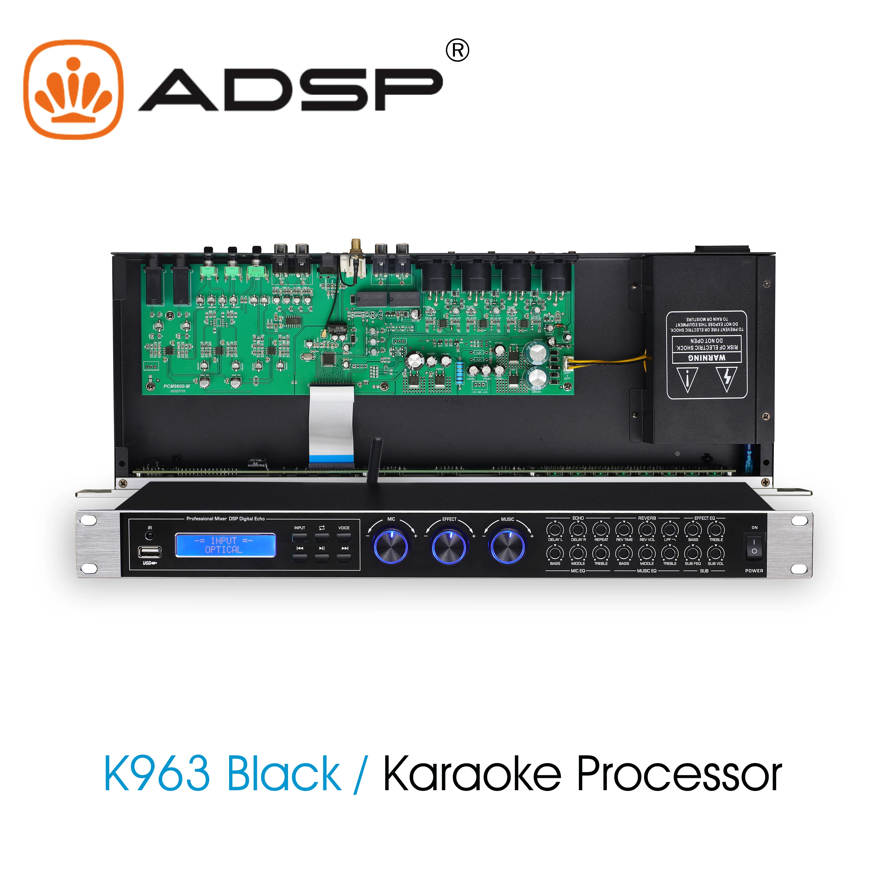 Factory Wholesale Karaoke Effector Speaker Processor Digital Audio
