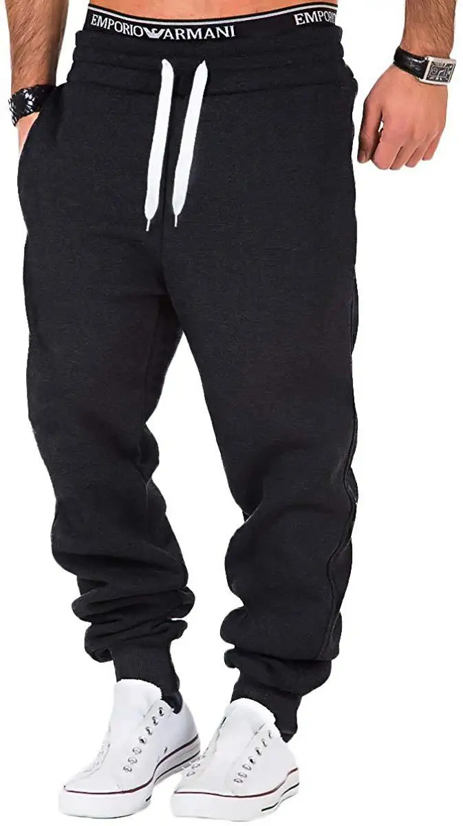 men stacked sweats