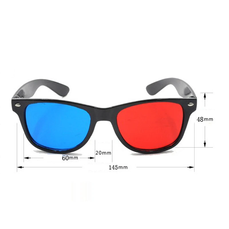 Plastic Redblue Anaglyph Style 3d Glasses Eyeglasses Buy 3d Glasses