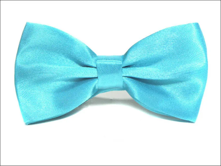 Bright solid color satin bow tie double-layer business suits plain bow tie fashion accessories wholesale