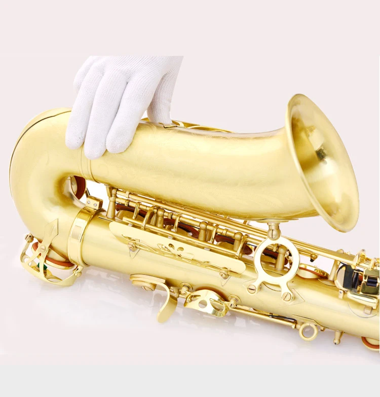 Gold Lacquer Brass Alto Instrument Accessories Professional Eb  China Sax Saxophone Alto