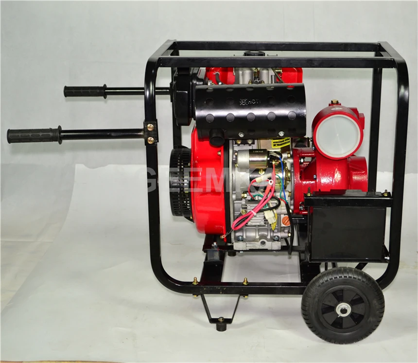 portable cast iron high pressure 13hp 80mm 3inch diesel engine water pump