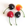 Wholesale Lifelike House Decoration Artificial Plastic Foam Cherry Fruit Fruit Model