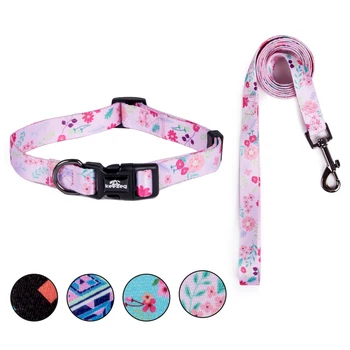 cute dog collar and leash sets