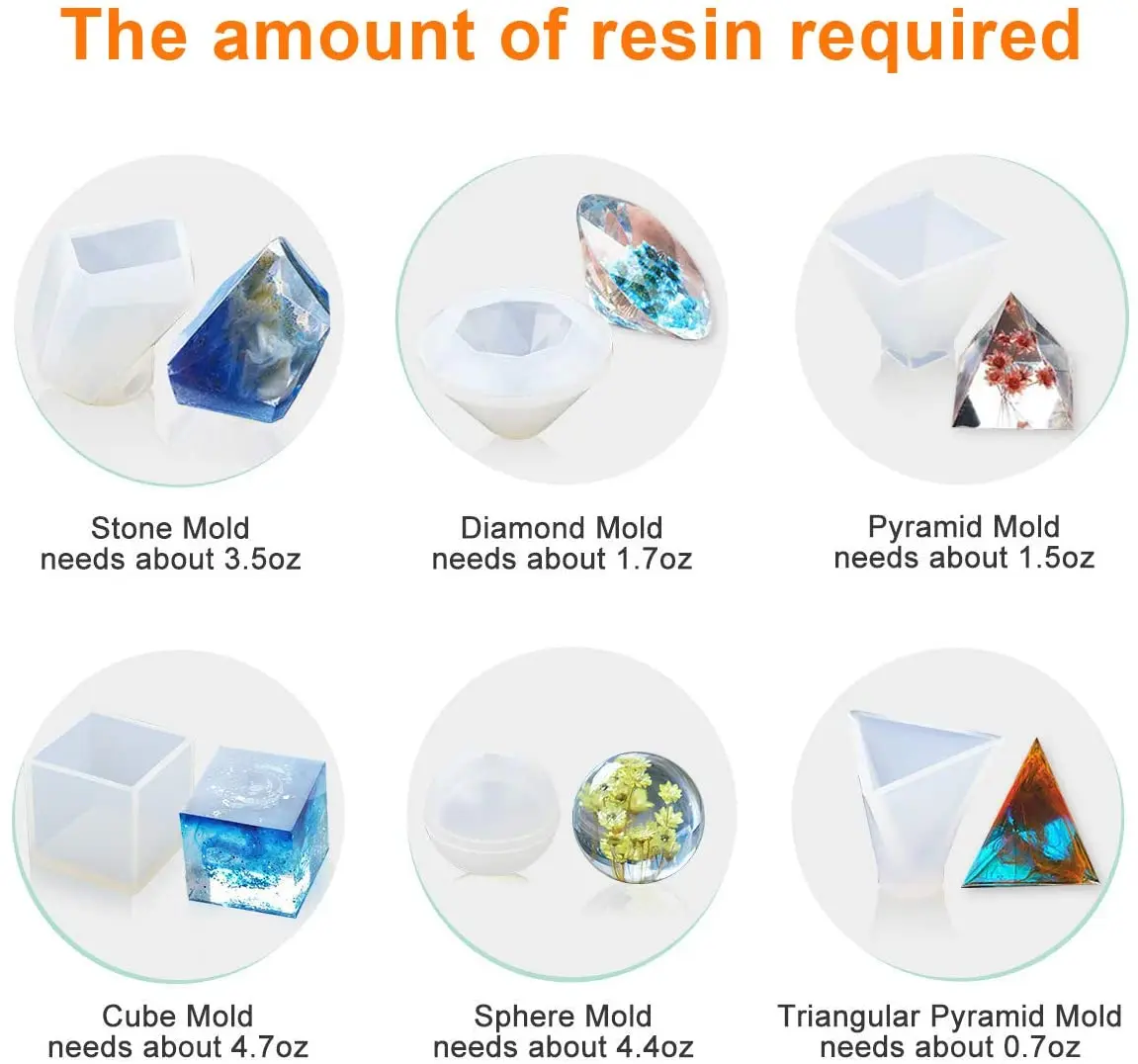 18Pcs Silicone Resin Molds DIY Big Resin Casting Molds Kit Include 7 Styles  Coaster Resin Molds Square Round Ellipse Rectangle - Buy 18Pcs Silicone  Resin Molds DIY Big Resin Casting Molds Kit