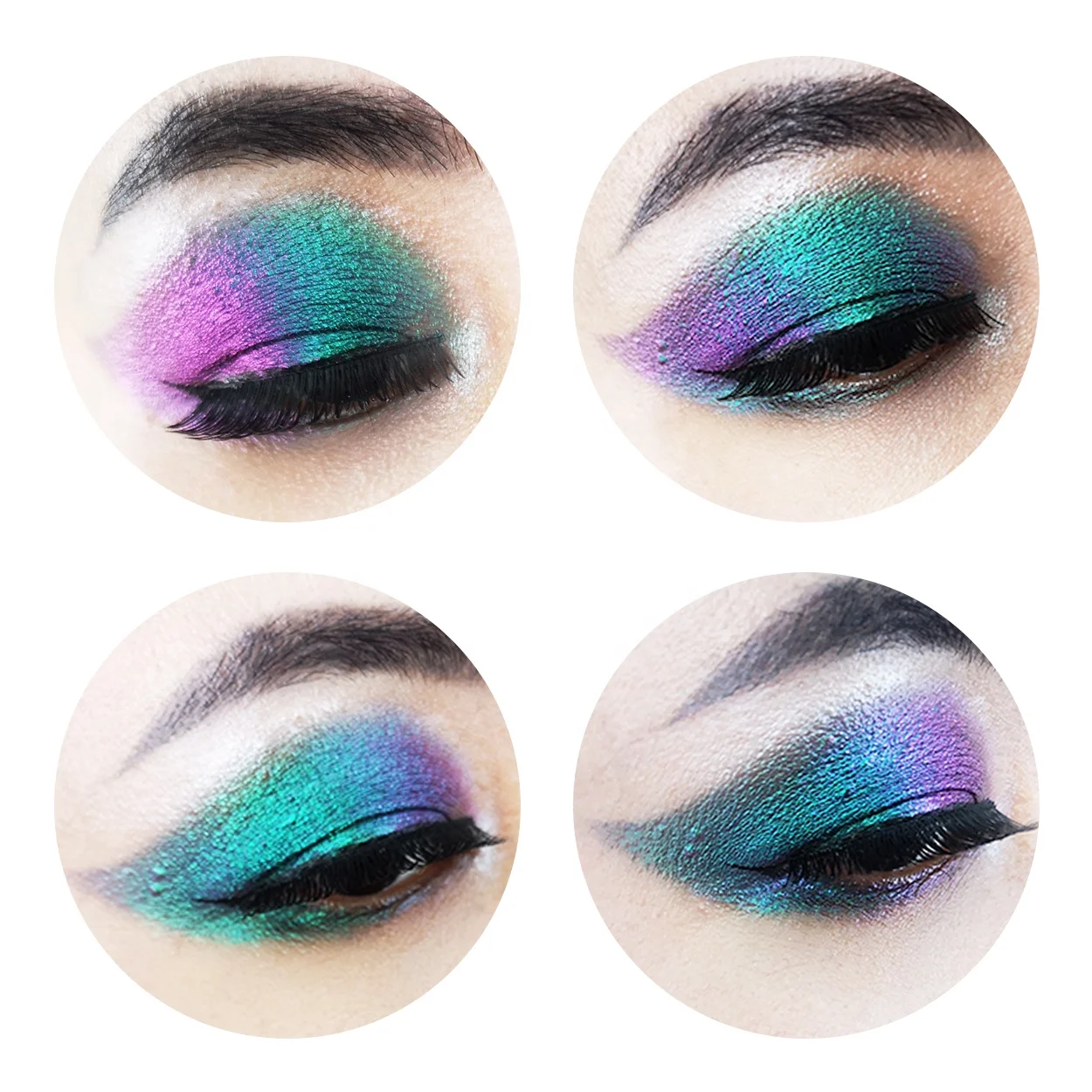 Ocrown Color Shifting Multi Chrome Pigment Chameleon Eyeshadow Mica 