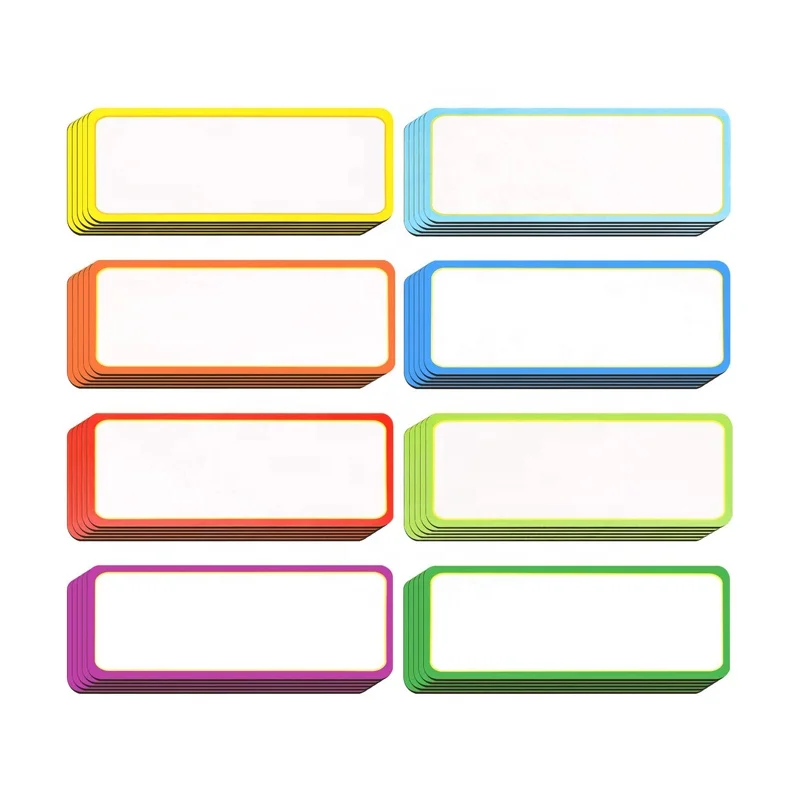 Dry Erase Magnets Set Office and Classroom 6x4 Whiteboard Magnetic Planning Pads Labels 6 x 4 Pack of 12 Small White Board Magnet Strips Name Tags for Home 12 Pack 