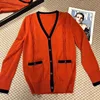 Women V-neck Single Breasted Cardigan Knitted Cashmere Wool Sweater
