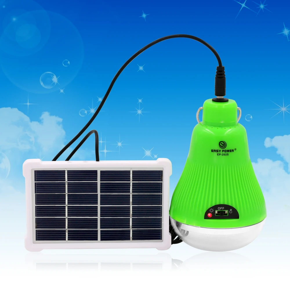 Good quality LED Emergency Hanging Solar power charging Lamp Light bulb