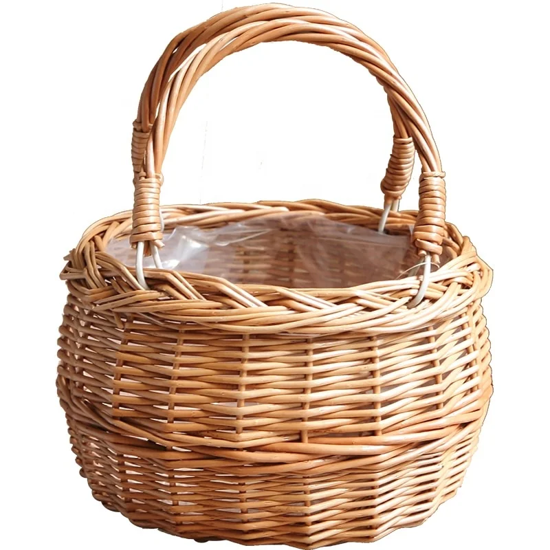 Venta al por mayor canastas decoradas de flores-Compre online los