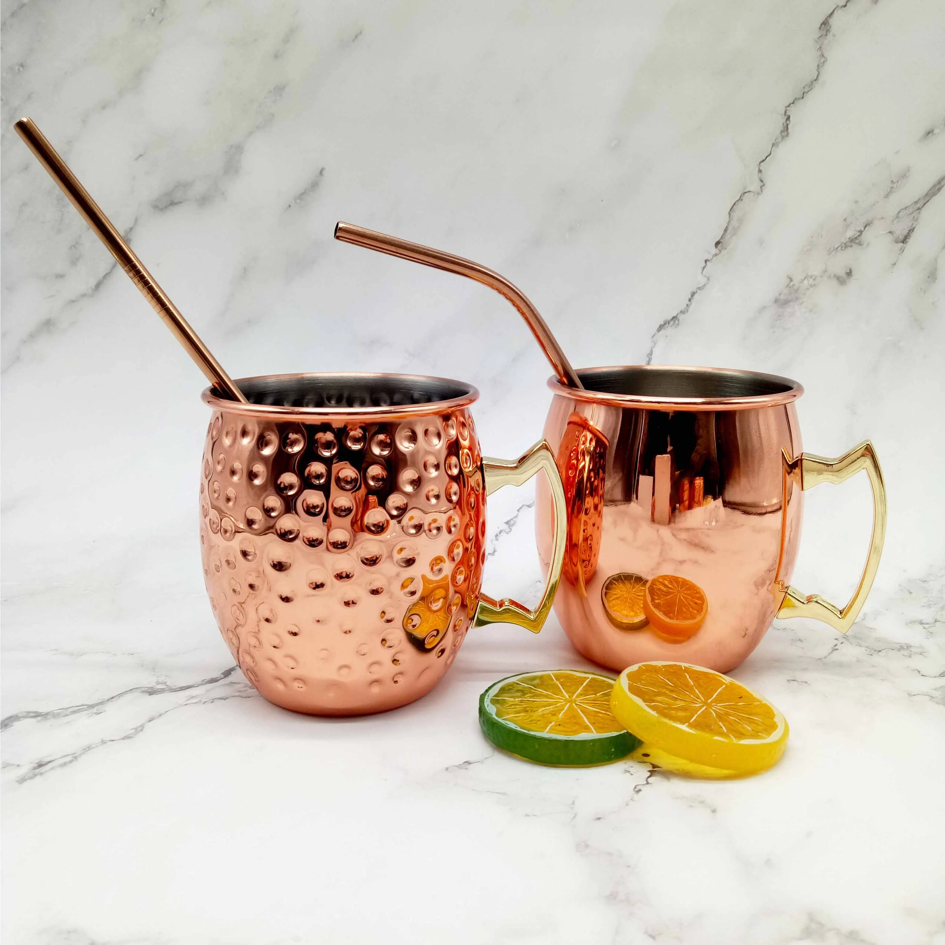 Moscow Mule Copper Mug Stainless Steel 304 Copper Plated Beer Water