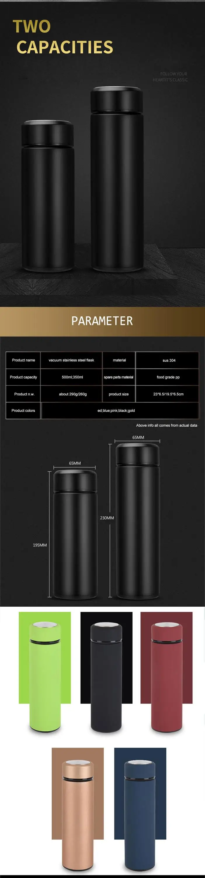 China manufacturer insulate tumbler fashionable business vacuum cup nano alkaline water flask VRVFB1787