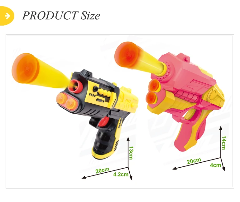 Kit Ball Popper MIJOMA Avec Cible - Pistolet à Balles Souples + 3 Balles - Jeu De Lancer Pour Enfants, Couleur Aléatoire