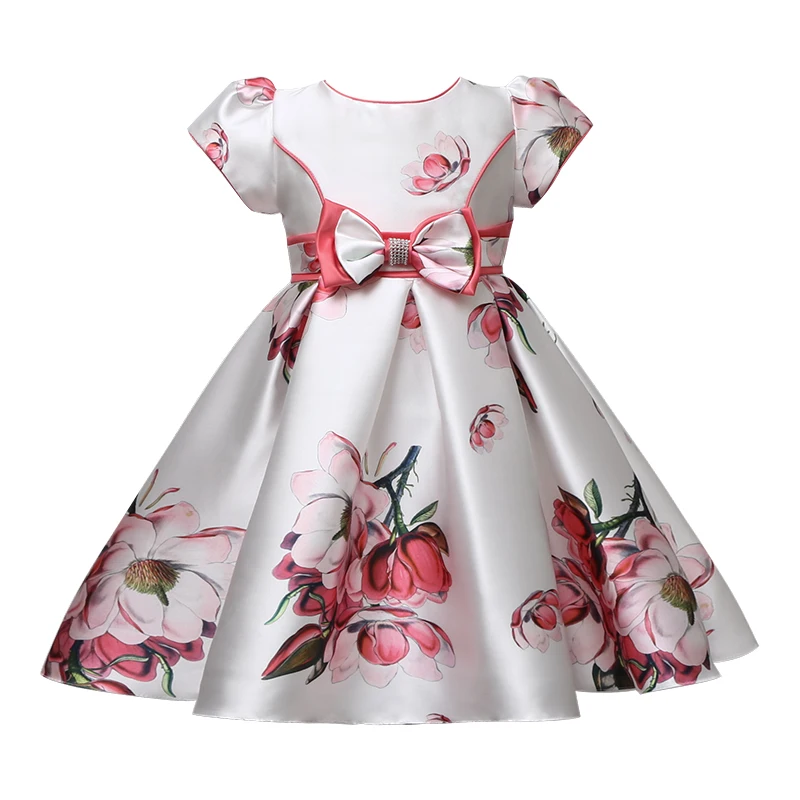 Summer Latest Western Pattern Design Party Wear Kid Children Girl Dress ...