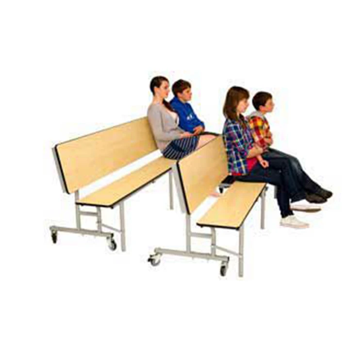 
Mobile Training Desk And Bench Set School Chairs For Students 